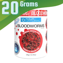 Load image into Gallery viewer, Aqua Natural Bloodworms (20g)-Fish Food-Glass Grown Aquatics-Glass Grown Aquatics-Aquarium live fish plants, decor