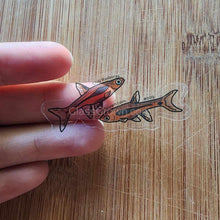 Load image into Gallery viewer, Mystery Nano Fish Stickers 5 pack-Decorative Stickers-Glass Grown-5x-Glass Grown Aquatics-Aquarium live fish plants, decor