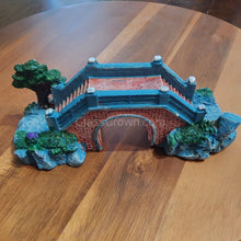 Load image into Gallery viewer, Blue Bridge Resin Decoration-Aquarium Decor-Glass Grown Aquatics-Glass Grown Aquatics-Aquarium live fish plants, decor