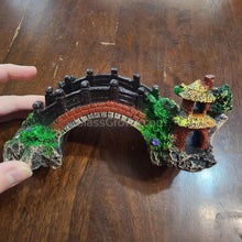 Load image into Gallery viewer, Pagoda Bridge Resin Decoration-Aquarium Decor-Glass Grown Aquatics-Glass Grown Aquatics-Aquarium live fish plants, decor