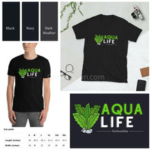 Load image into Gallery viewer, Aqua Life T-Shirt-Glass Grown Aquatics-Black-S-Glass Grown Aquatics-Aquarium live fish plants, decor