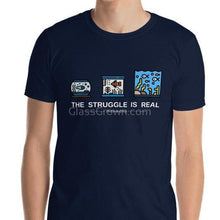 Load image into Gallery viewer, The Struggle is Real T-Shirt-Shirts & Tops-Glass Grown Aquatics-Navy-S-Glass Grown Aquatics-Aquarium live fish plants, decor