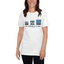 Load image into Gallery viewer, The Struggle is Real T-Shirt-Shirts & Tops-Glass Grown Aquatics-White-S-Glass Grown Aquatics-Aquarium live fish plants, decor