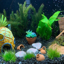 Load image into Gallery viewer, Tiny Terra-Cotta Succulent Aquarium Decor-Aquarium Decor-Glass Grown-Succulent pot only-Glass Grown Aquatics-Aquarium live fish plants, decor