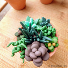 Load image into Gallery viewer, Tiny Terra-Cotta Succulent Aquarium Decor-Aquarium Decor-Glass Grown-Succulent pot only-Glass Grown Aquatics-Aquarium live fish plants, decor