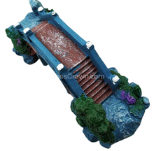 Load image into Gallery viewer, Blue Bridge Resin Decoration-Aquarium Decor-Glass Grown Aquatics-Glass Grown Aquatics-Aquarium live fish plants, decor