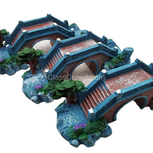 Load image into Gallery viewer, Blue Bridge Resin Decoration-Aquarium Decor-Glass Grown Aquatics-Glass Grown Aquatics-Aquarium live fish plants, decor