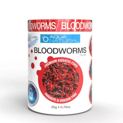 Aqua Natural Bloodworms (20g)-Fish Food-Glass Grown Aquatics-Glass Grown Aquatics-Aquarium live fish plants, decor