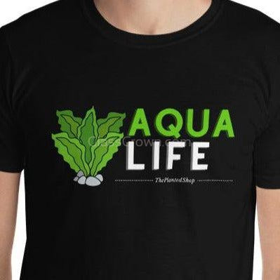 Aqua Life T-Shirt-Glass Grown Aquatics-Black-S-Glass Grown Aquatics-Aquarium live fish plants, decor