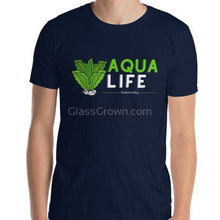 Load image into Gallery viewer, Aqua Life T-Shirt-Glass Grown Aquatics-Navy-S-Glass Grown Aquatics-Aquarium live fish plants, decor
