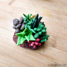 Load image into Gallery viewer, Tiny Succulent Rock Decor-Aquarium Decor-Glass Grown-Glass Grown Aquatics-Aquarium live fish plants, decor
